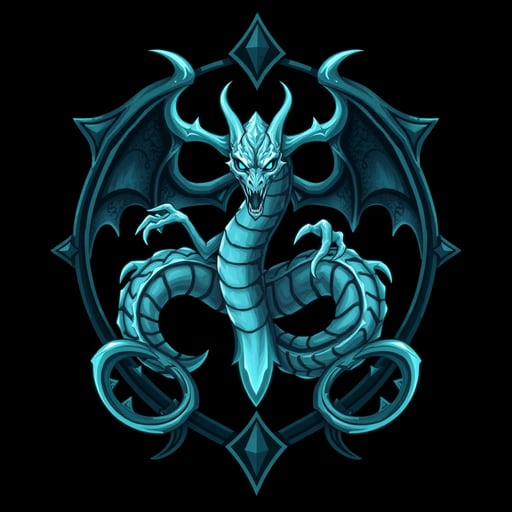 Emblem illustrating the Blue Mockingbird threat group